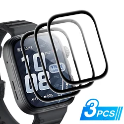 Ultra - HD 3D Curved Screen Protector for Huawei Watch Fit - Full Coverage Protective Film Accessories (3PCS)