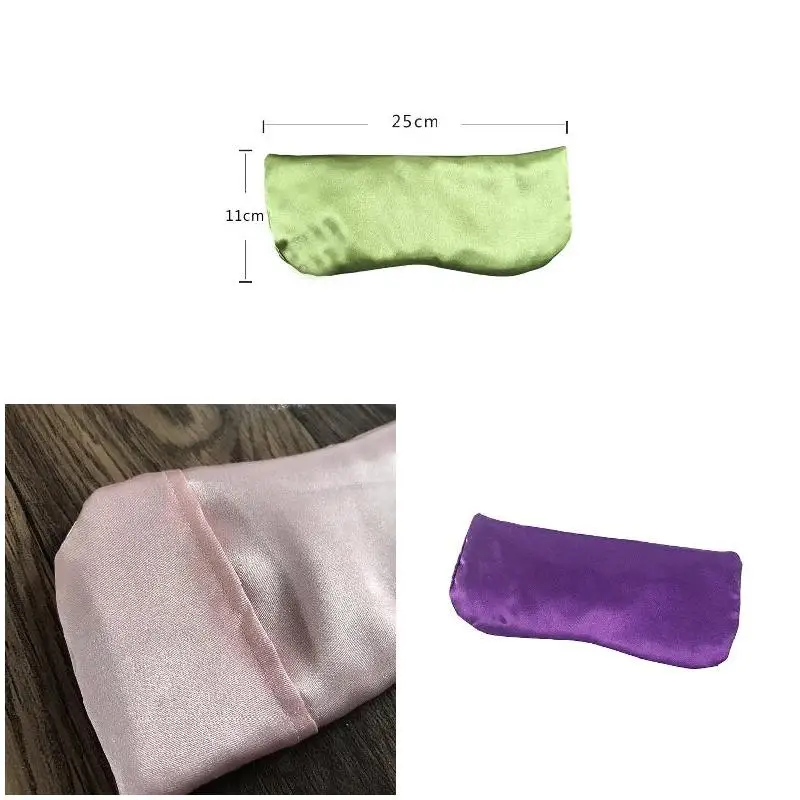 Yoga Eye Mask Filled with Cassia Seed Lavender Massage Relaxation Mask Aromatherapy Yoga Aids For Women Men Sleeping Reuse 6