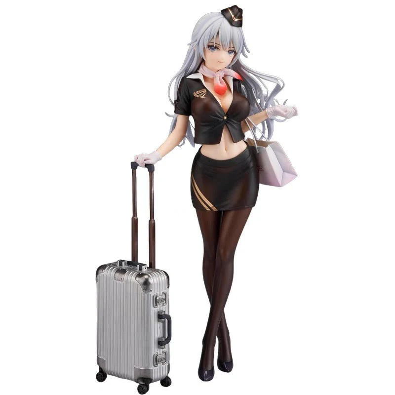 

Anime Awahara Shiori Stewardess Figure Shiori Kurihara Action Figures 24cm PVC Collection Desk Ornaments Model Doll Toys Gifts