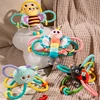 Baby Rattles Cartoon Animal Handbells 0 12 Month Infants Grip Training Early Educational Toys Newborn Hand Rattle Toys Gift 2