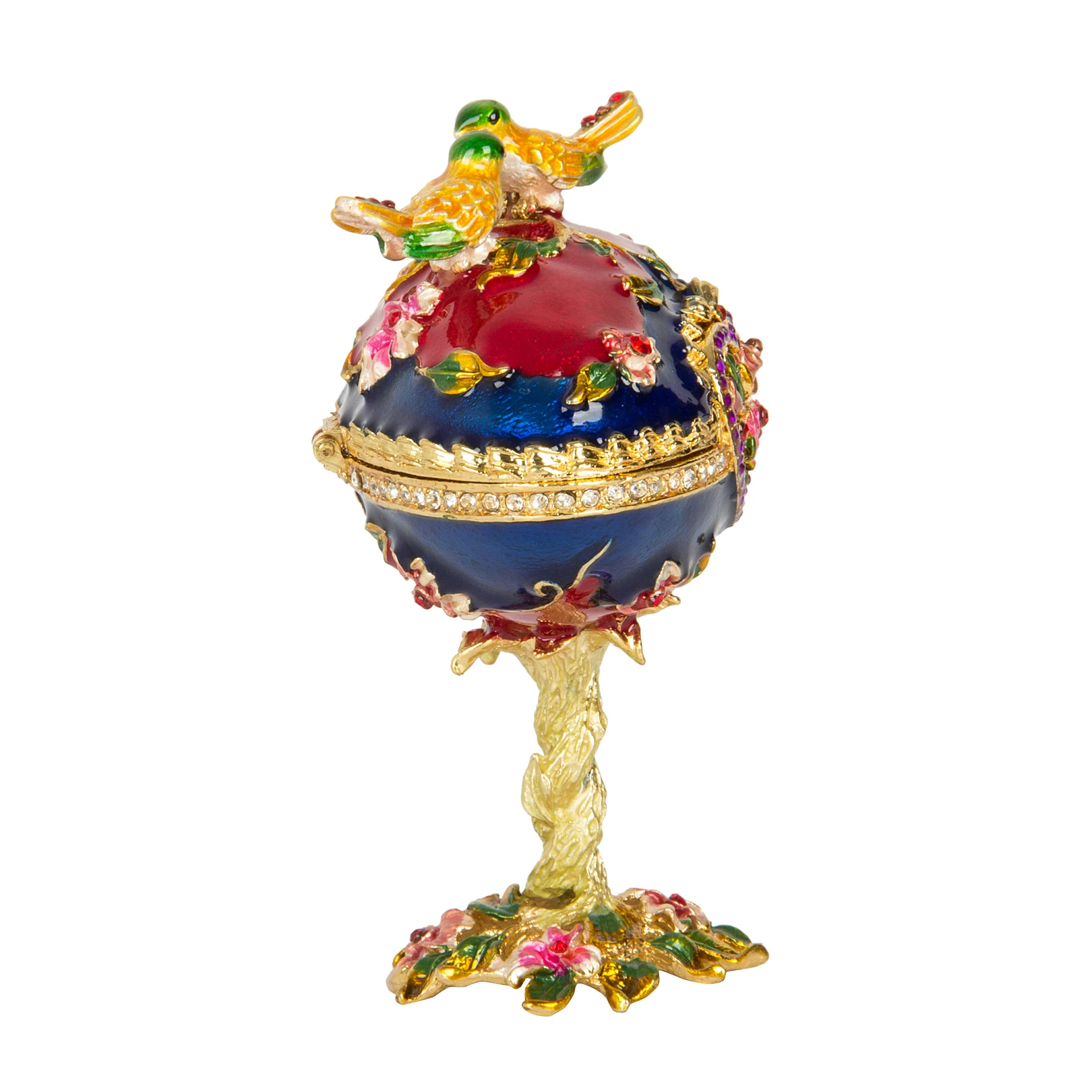 QIFU New Arrive Colorful Trinket Box with Bird for Home Decor Souvenir Gift