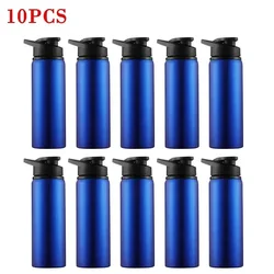 Durable Leakproof Metal Water Bottle - Reusable Sports Cup for Outdoor Adventures, Holidays, and Travel (Blue 10pcs)