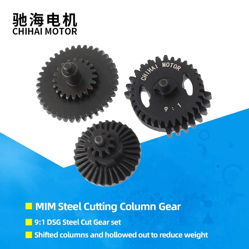 

Steel Cut 9:1 High Torque Gear Set for Ver2/3 AEG Gearbox Hunting Army Paintball Game Accessories