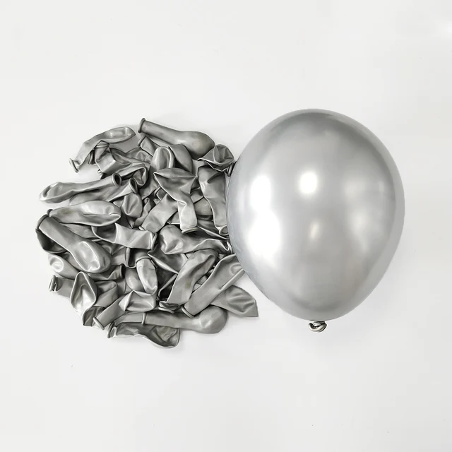 10 pouces 10/30/50 pièces ballon en Latex or argent noir rose Xmax ballon mariage joyeux anniversaire métallique Chrome ballon décoration 4
