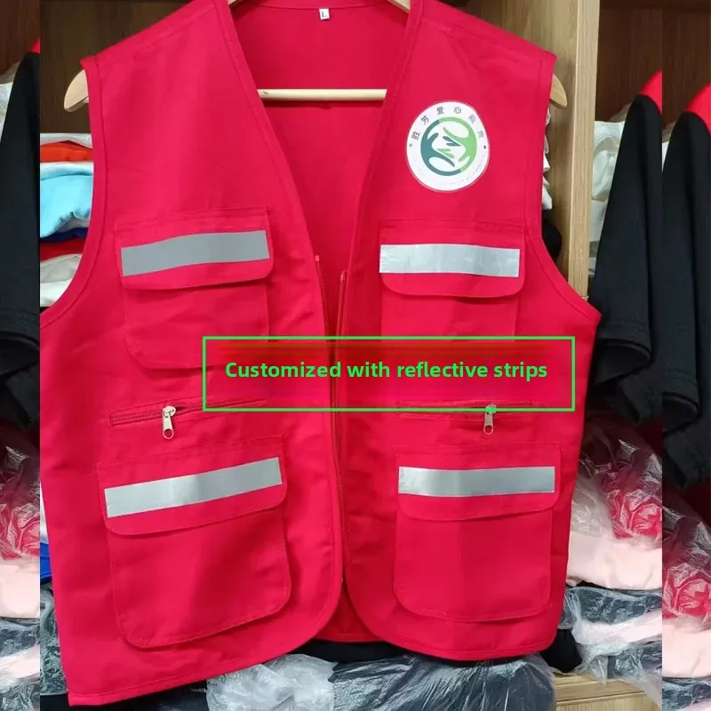 Veste de pêche personnalisable pour hommes et enfants, filet de pêche, coupe ample, logo imprimé, travail