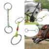 Horse Bit Gear Outdoor Sports Length 127mm Rubber Wrapped Horse Snaffle Bit 4