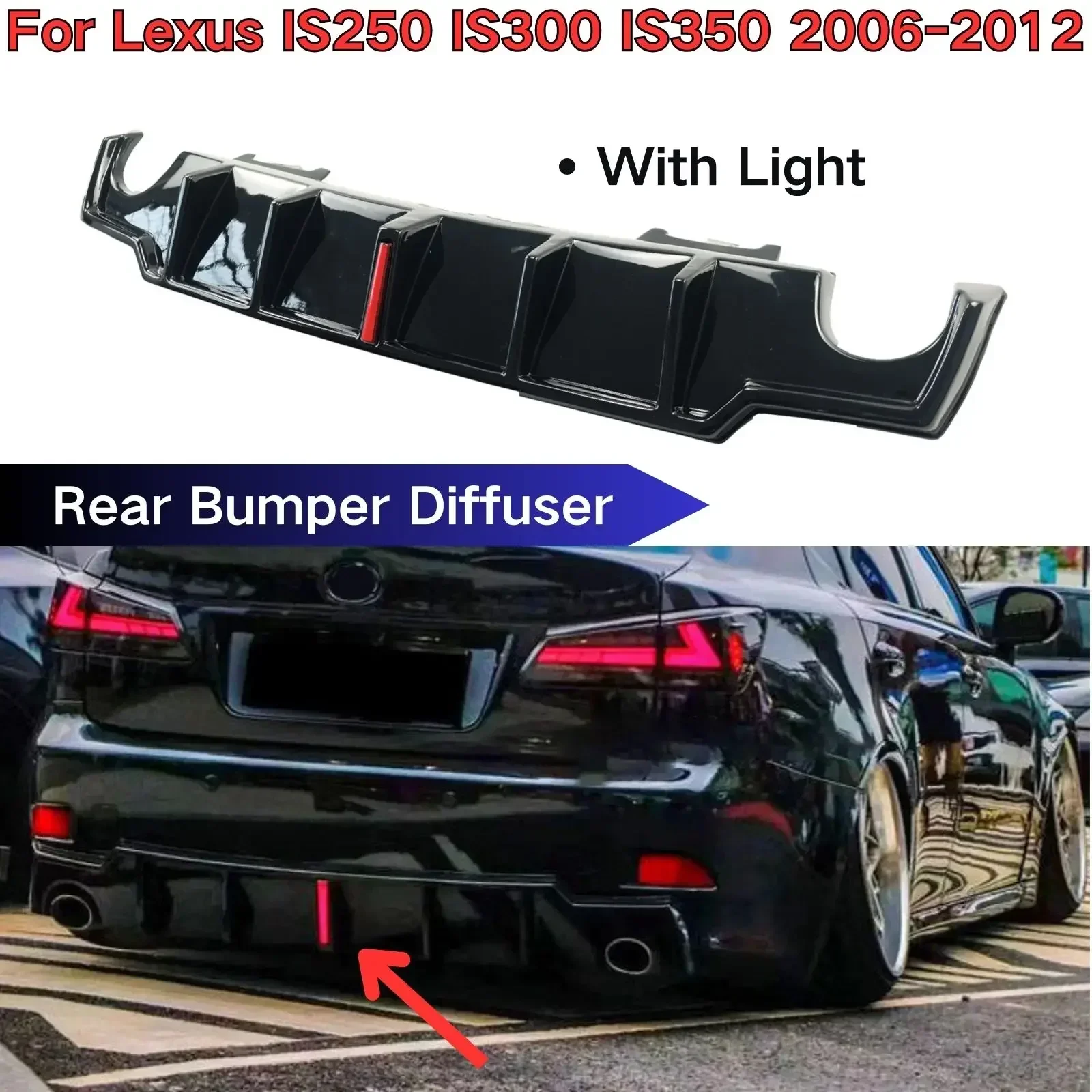 2021 Lexus Is350 F Sport Accessories Carbon Fiber Look Rear