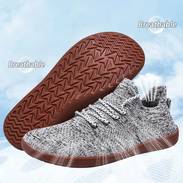 Minimalist Barefoot Shoes Unisex Lightweight Breathable Zero Soles Wide Toe Men's Running Shoes Outdoor Casual Walking Shoes