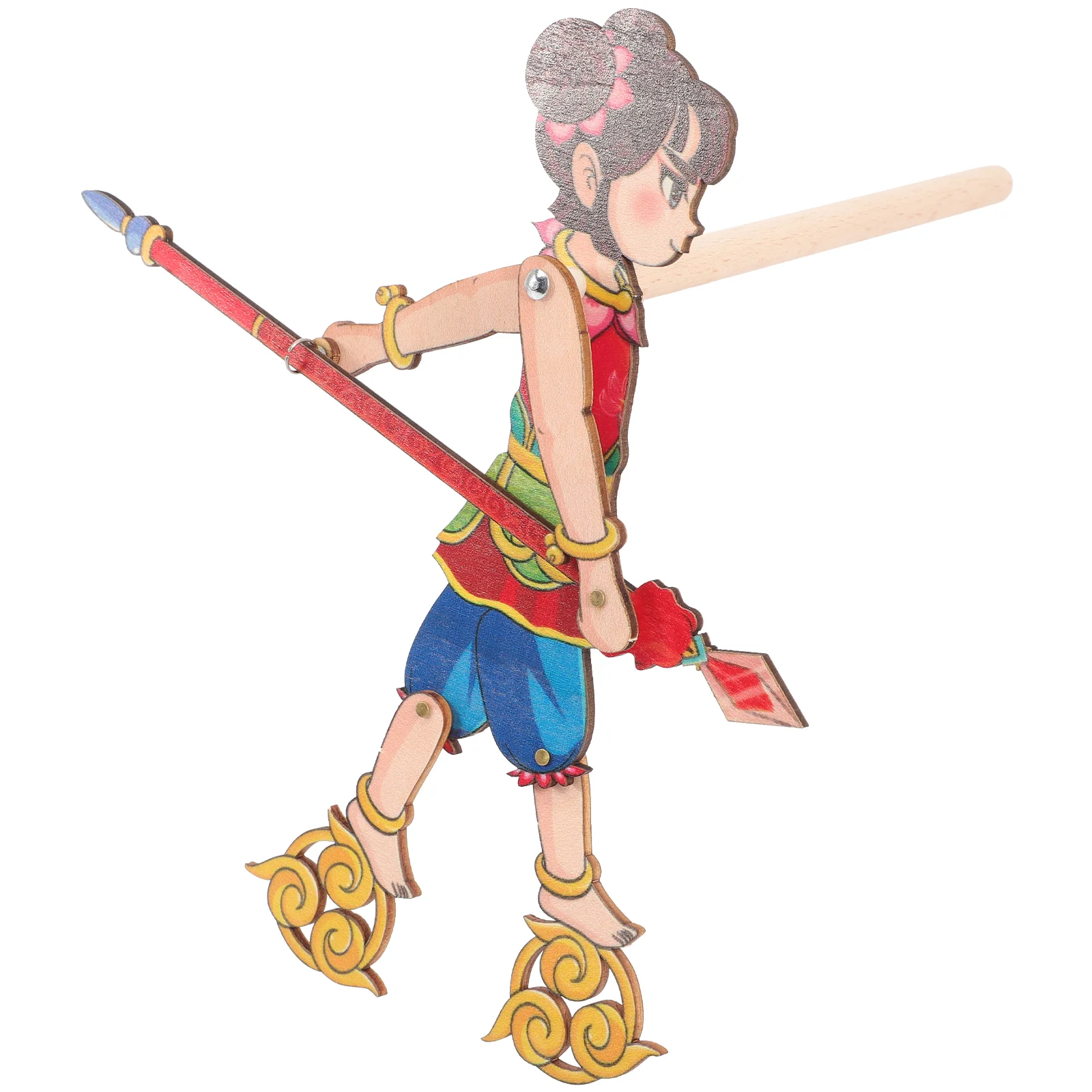 

Handmade Chinese Shadow Puppetry Toy Traditional Shadow Puppetry Dance Prop for Gift