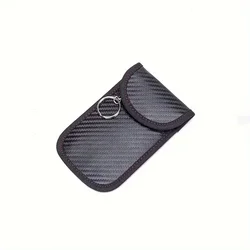 RFID Key Fob Signal Blocker & Faraday Cage Protector Bag (Black)