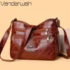 High Quality Women's Bag Design Multi-pocket Ladies Crossbody Shoulder Bags Vintage Pu Leather Luxury Purses and Handbags 2025