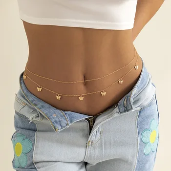 Sexy Double Thin Chain Women’s Waist Chain