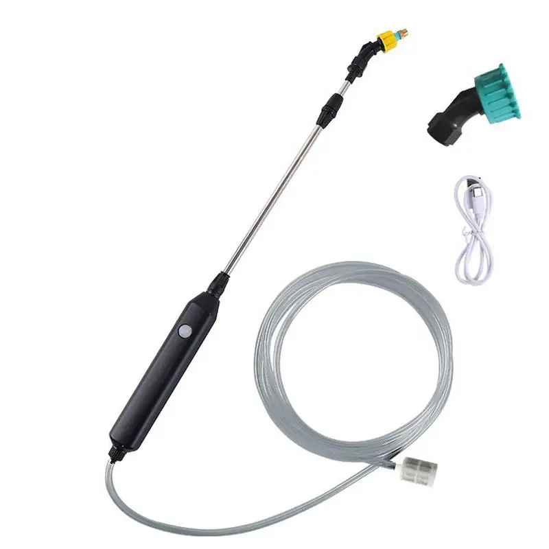 

USB Rechargeable Garden Plant Sprayer With 2M Hose Portable Lawn Watering Tools With Non Slip Handle Electric Sprayer Batteries