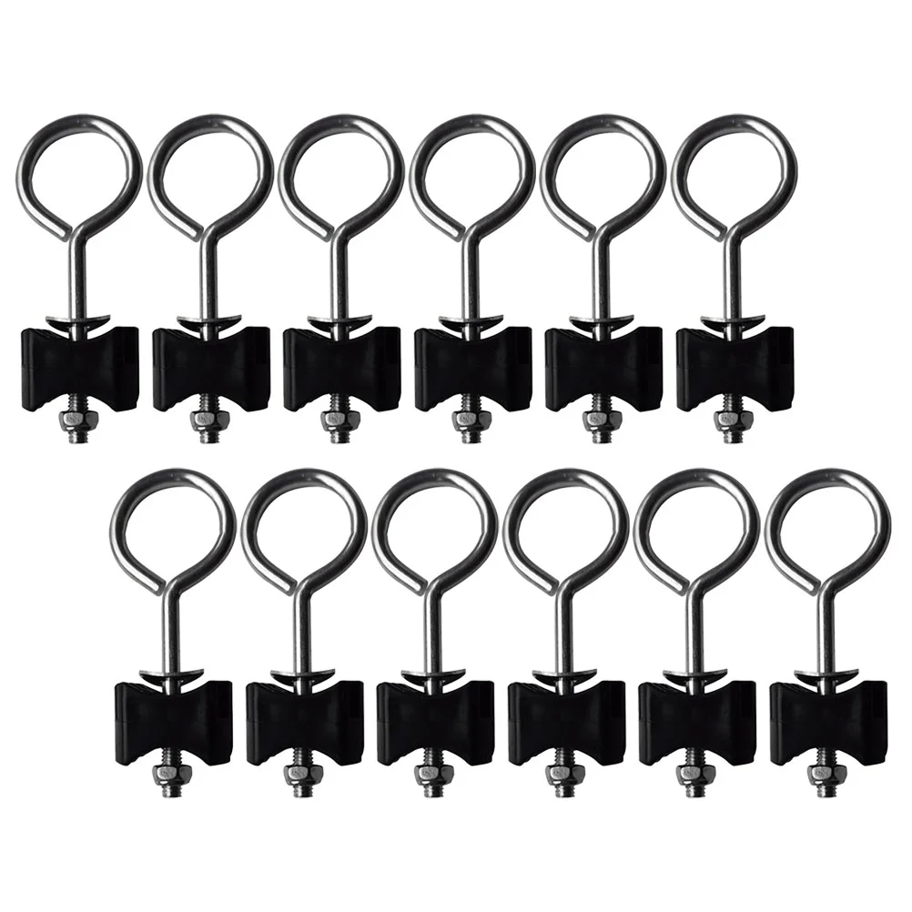 

12 Sets Small Trampoline Spacers Fixing Screws Supplies Nuts Galvanized Steel Wire Tools Stability Fixation