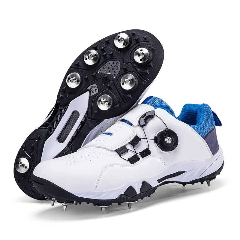 

Men's Baseball Shoes Training Long Spikes Softball Shoes Boys Non-slip Cleats And Turf Softball Sneakers Beginners Cricket Shoes