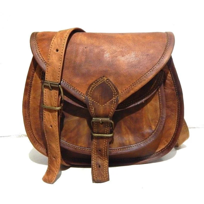 

Single Shoulder Bag Crossbody Bag Women's Vintage Leather Messenger Bag Travel Handbag European and American Fashion Trend