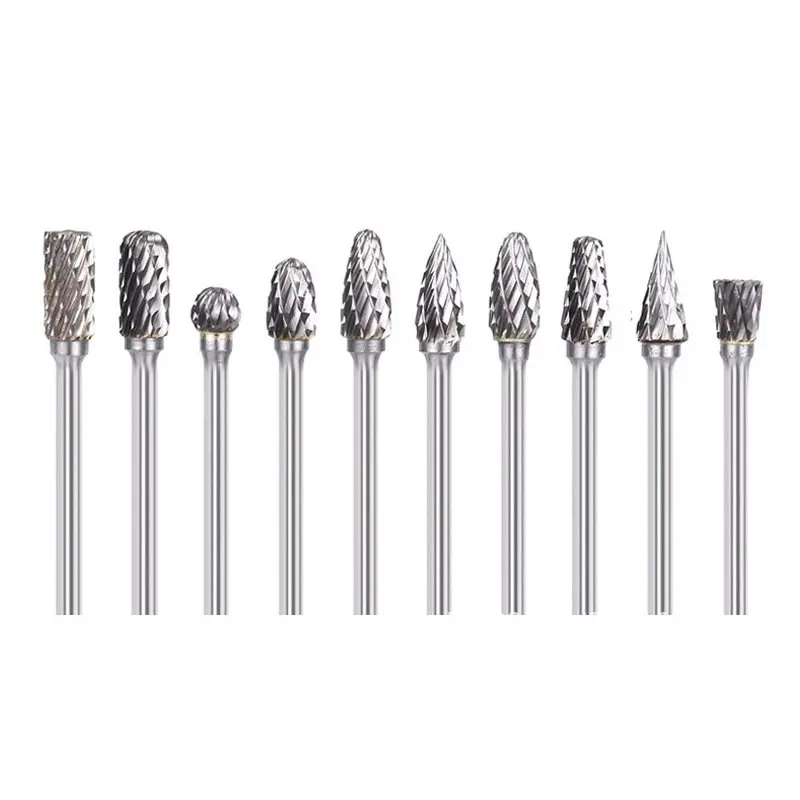 

Tungsten Carbide 3x6mm Burr Drill Bits Rotary Burrs Metal Diamond Grinding Woodworking Milling Cutters Rotary Tool For Drill Bit