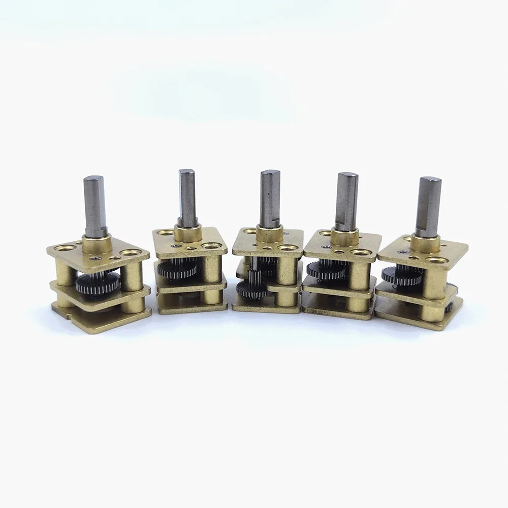 Motor Gear 5pcs/lot Micro N20 Reduction Gearbox Full Metal Gear Reducer Motor Parts Dual flat shaft Gear ratio: 1: 298 DIY N20 Geared Motor