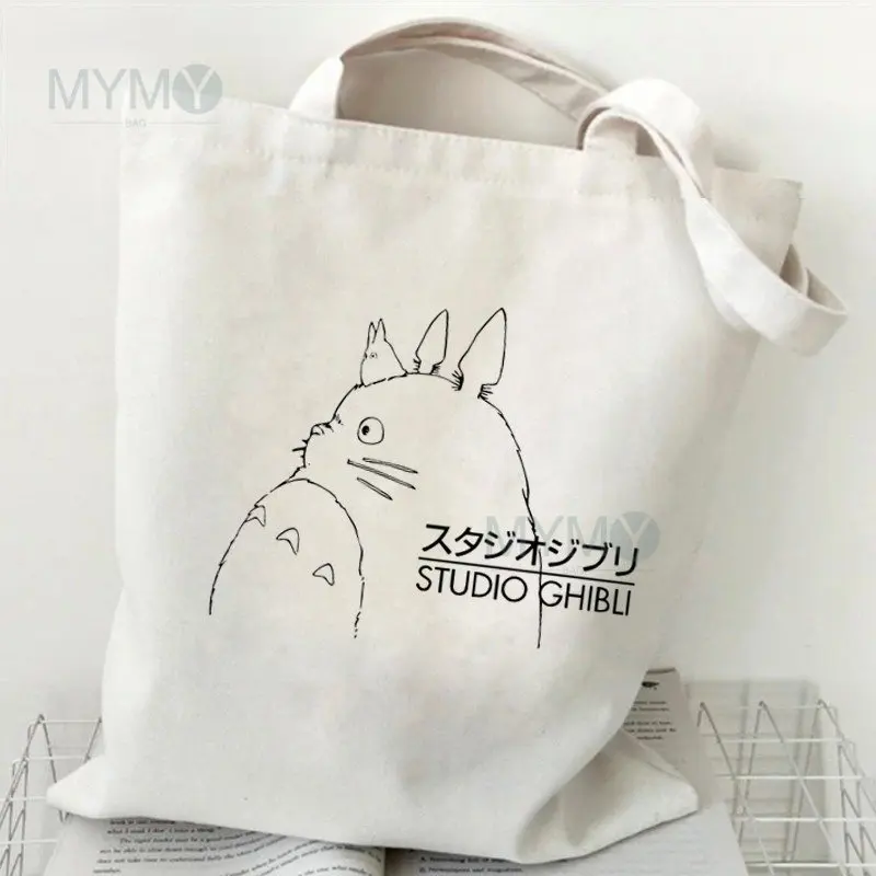 Canvas Tote Bag for Women 2023 Designer Handbag Brand Lady's Shopper  Japanese Style Retro Cartoon Anime Print Girls Shoulder Bag - AliExpress