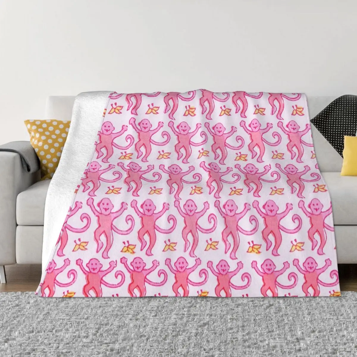

Pink Roller Rabbit Blankets Coral Fleece Plush Autumn/Winter Cute Animal Super Soft Throw Blanket for Bedding Office Quilt
