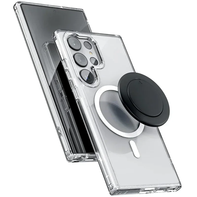 Premium Shockproof Clear Magsafe Magnetic Case with Wireless Charging Capability