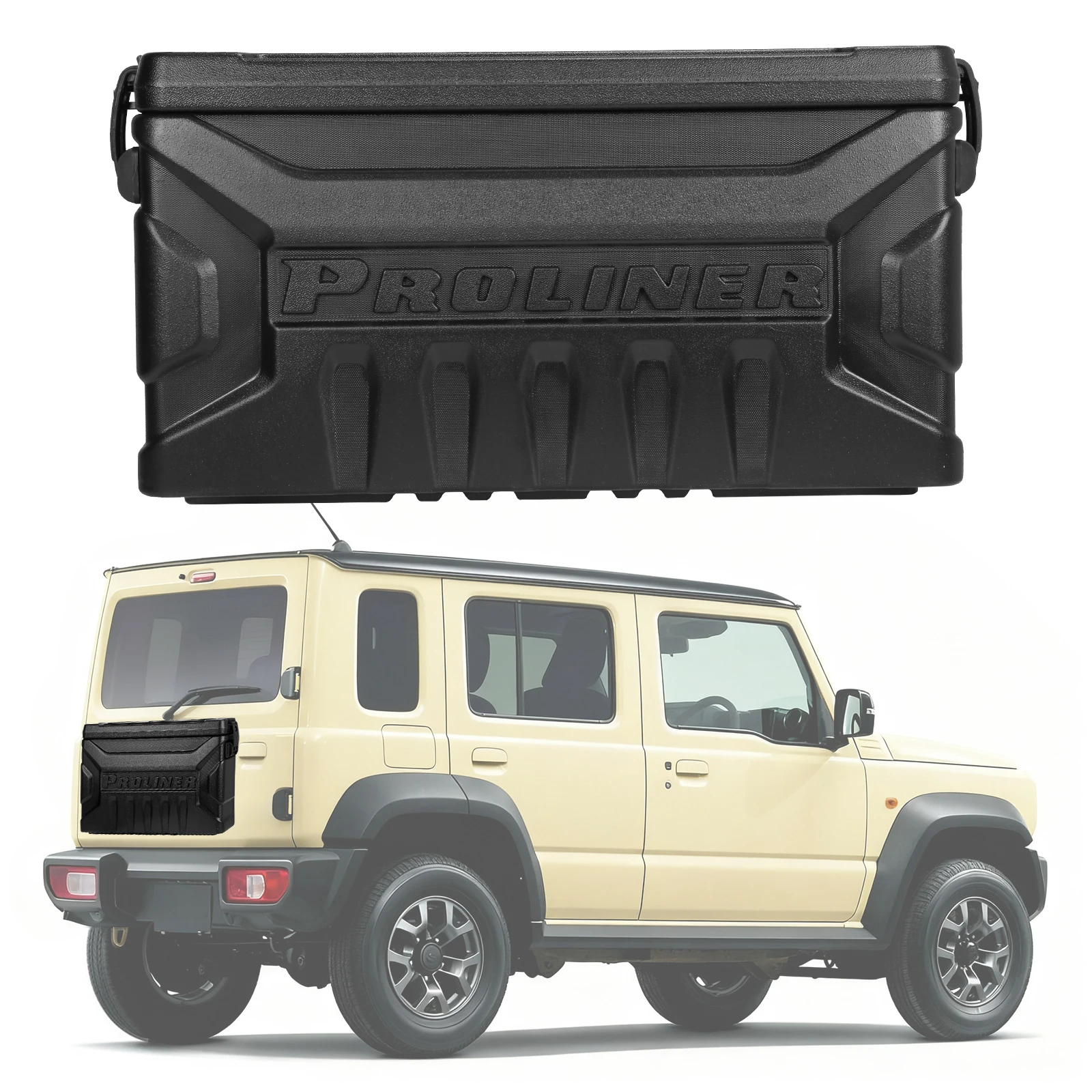 Car Tailgate Toolbox Exterior Modified Accessories Rear Tailgate Tool Storage Box Organizer for Suzuki Jimny JB64 JB74 2019-2025