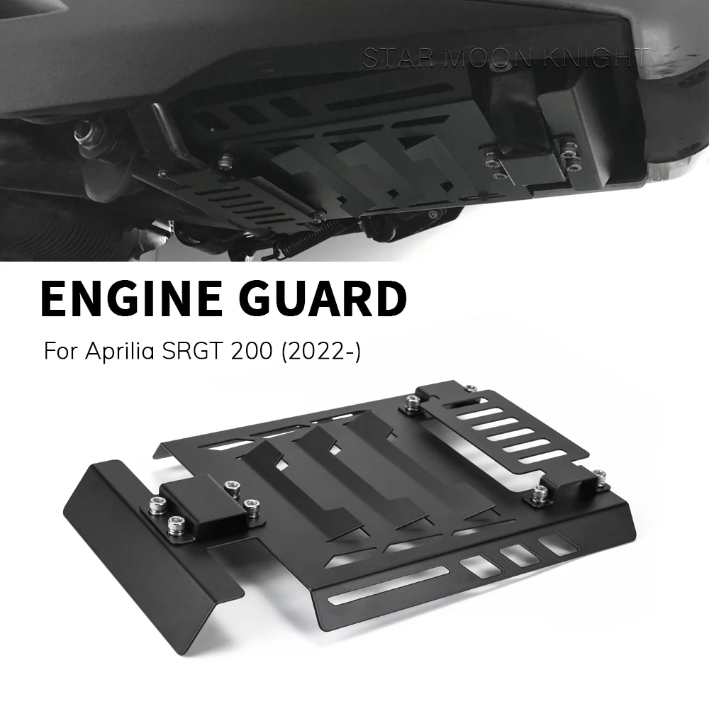 

Motorcycle Chassis Engine Guard Protection Cover Lower Bottom Skid Plate Splash For Aprilia SRGT200 SR GT 200 SRGT 200 2022-