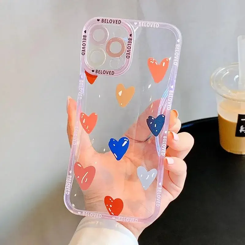 Vibrant Graffiti Love Heart Protective Phone Case
