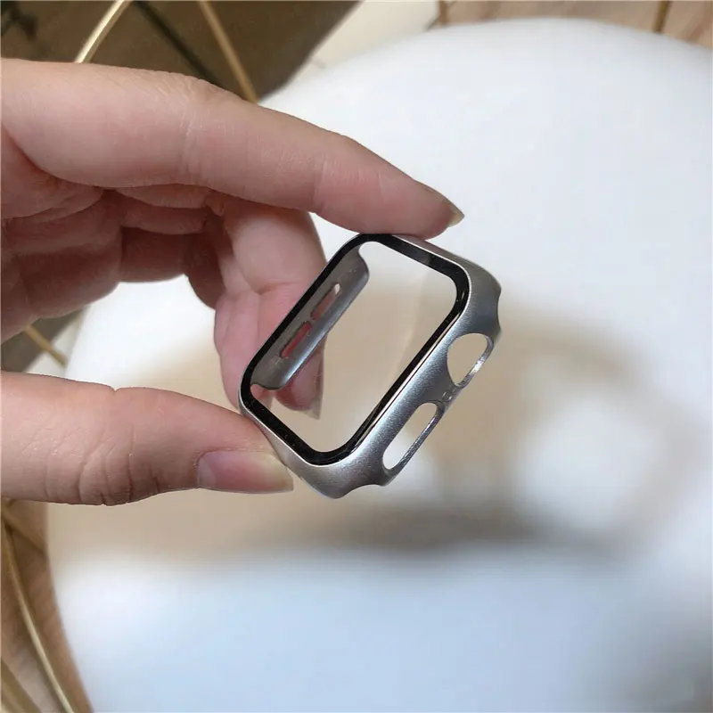 Premium Screen Protector Case - Durable Glass Cover for Apple Watch Accessories