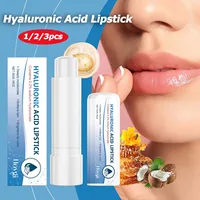 1/2/3pcs Hyaluronic Lip Balm Lips Skincare Anti Cracking Nourishing Brightening Moisturizing Lip Balm Lipstick Lips Skin Care 1