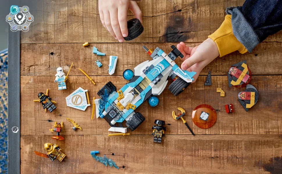 LEGO 71791 NINJAGO Zanes Dragon Power Spinjitzu гоночный