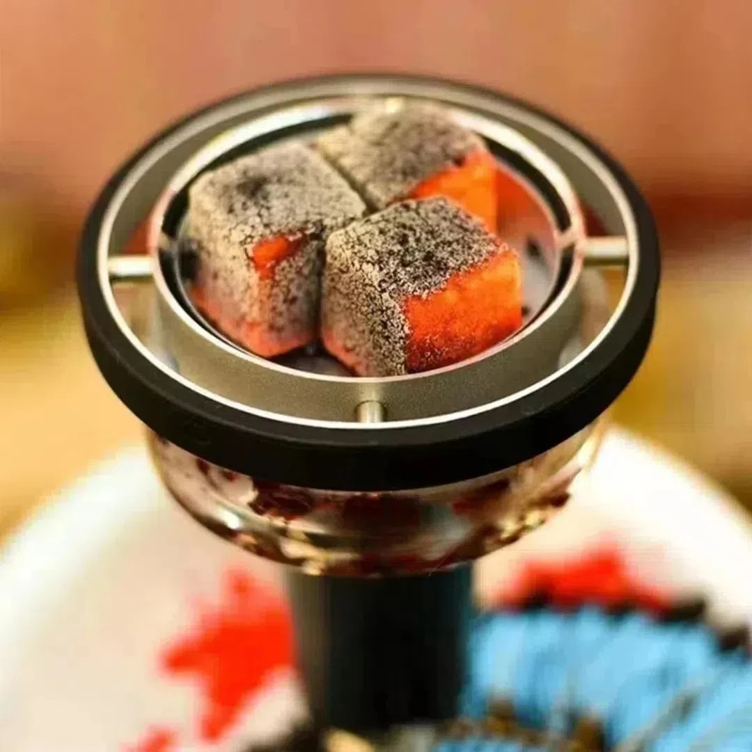 Hookah Accessories French QUASAR Head BOWL Charcoal Bowl Glass Set Smoke Pot Shisha Chicha Gift Box Smoke Accesoires