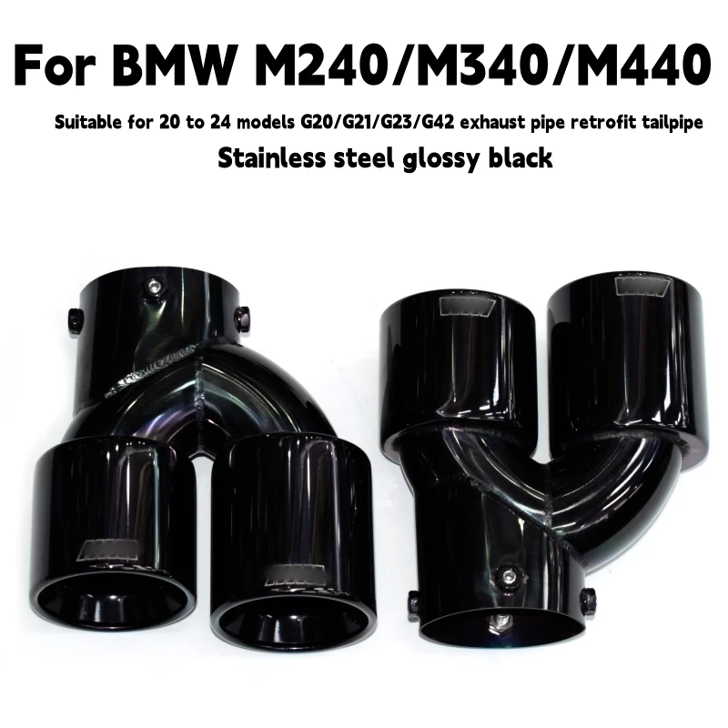 BMW G23 M440i G20 G21 M340i G42 M240i 4 Outlet Carbon Fiber Exhaust Tip