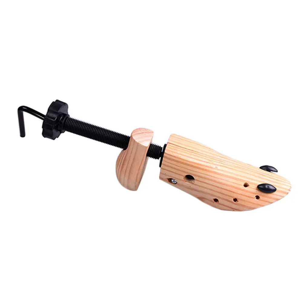 Wooden Shoe Stretcher Adjustable Length Width Shoe Trees Shoes Shaper Rack Shoe Expander for Mens and Womens Shoes 2