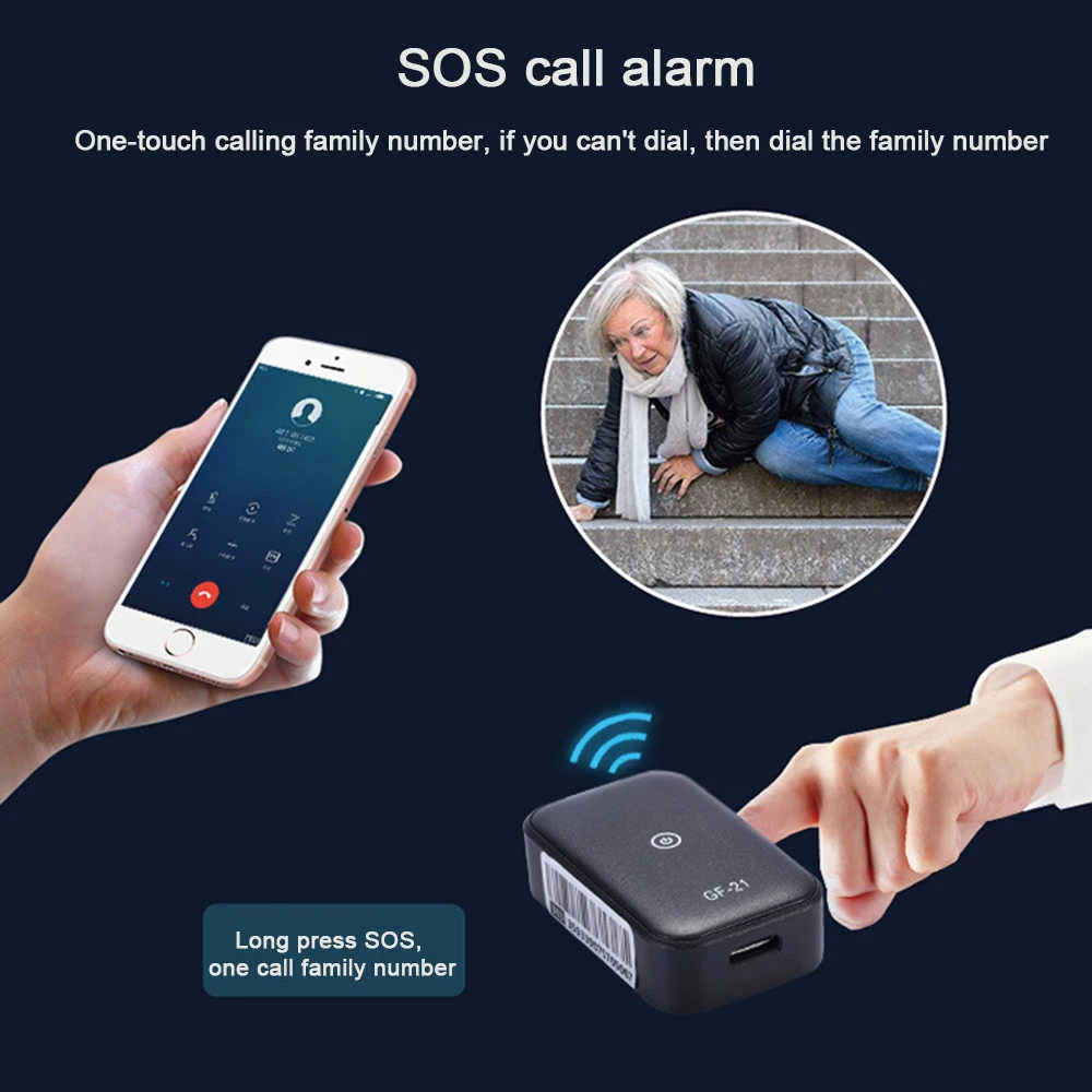 GPS tracker GF22 mini personal portable 4G anti-loss for car motorcycle