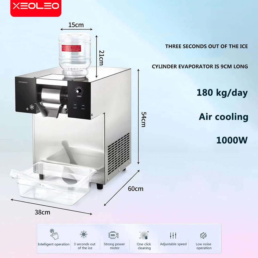 Commercial Snow Maker Machine Xeoleo Commercial Ice Maker Snow Maker Machine Home Ice
