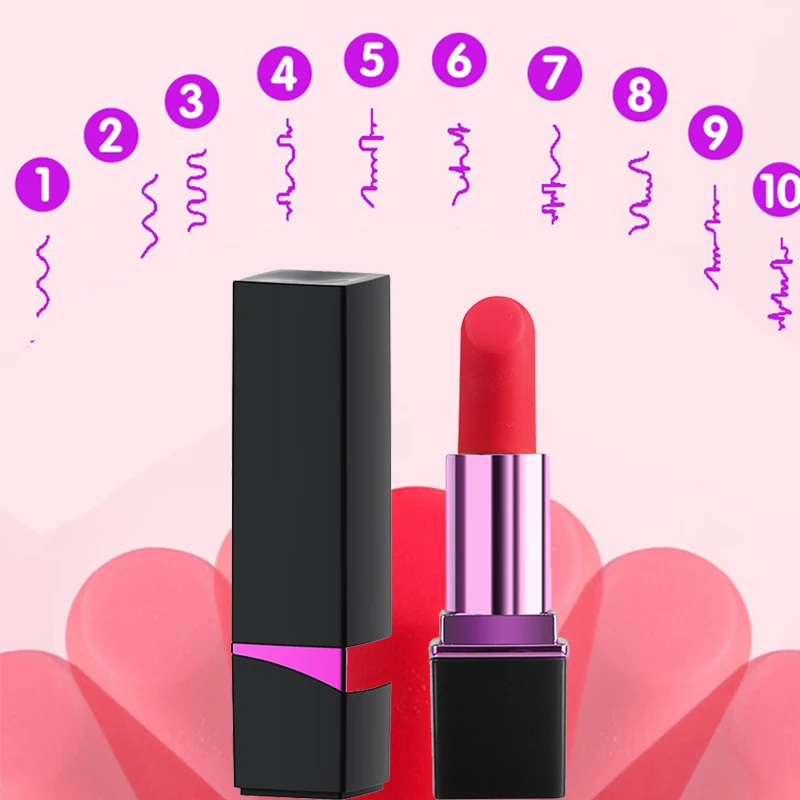 Rouge à lèvres Rechargeable à 10 vitesses, vibration pour stimuler le — free download