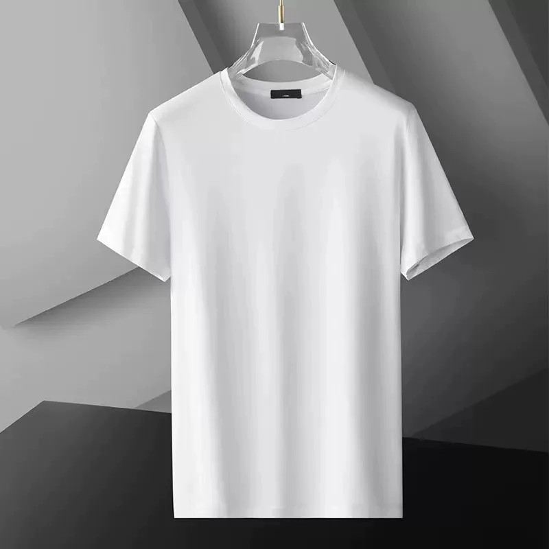 Pure white short sleeves