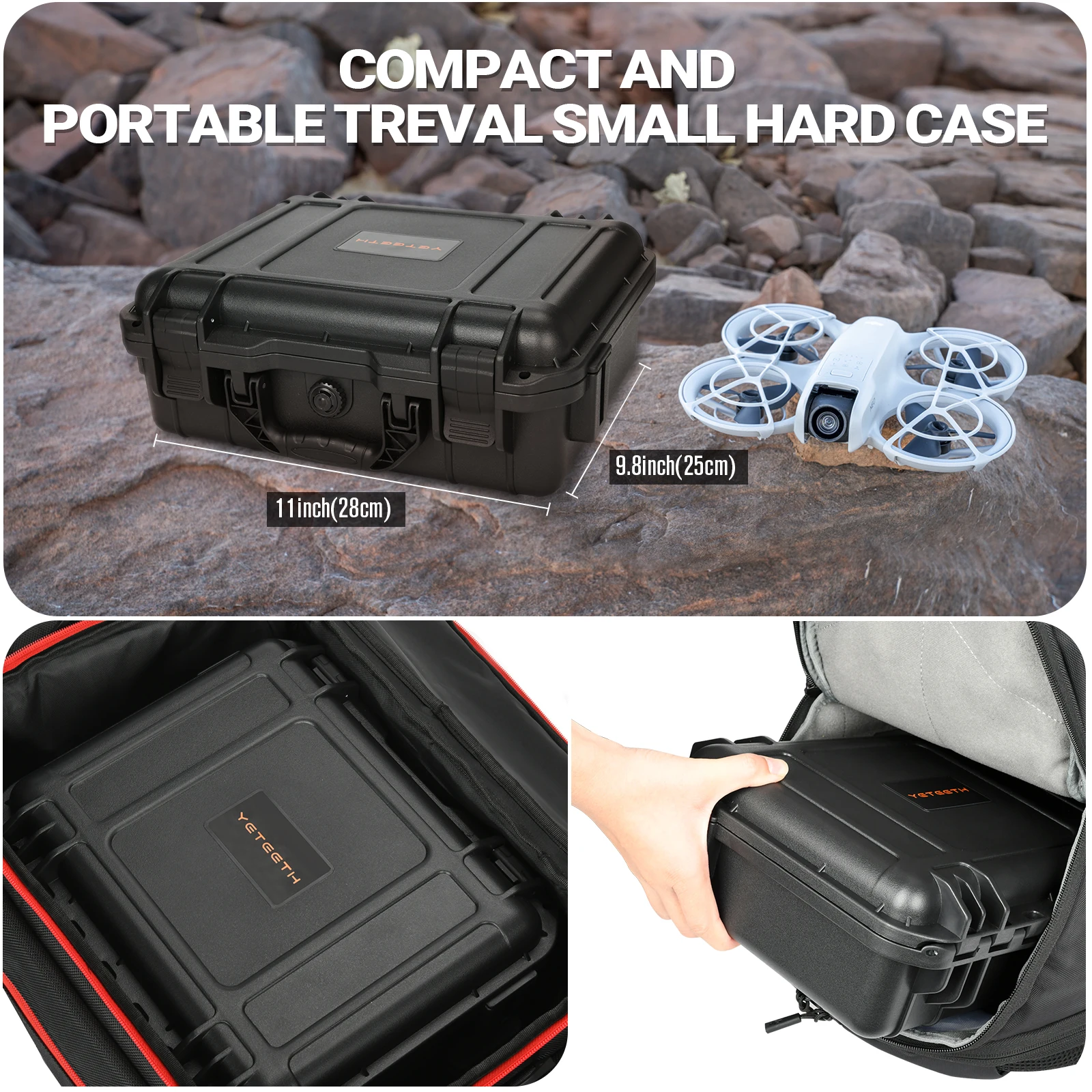 Explosion-Proof Carrying Case for DJI Neo Hard Bag Portable Safety Box DJI RC N3 Hard Case Drone Accessories drone accessories dji case drone case