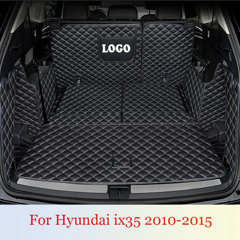 

Car Styling Carpet Rugs Cargo Liners Internal Accessories Car Trunk Mat For Hyundai ix35 2010 2011 2012 2013 2014 2015