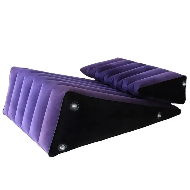 Triangle Pillow Bed Air Cushion Bedding Couple Posture Sofa Flirting Sex Toys Sex Swing