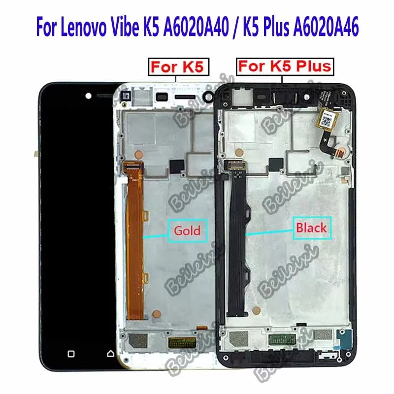 

For Lenovo Vibe K5 Plus A6020A46 A6020l36 a6020l37 LCD Display Touch Screen Digitizer Assembly For Lenovo K5 A6020A40 A6020a41