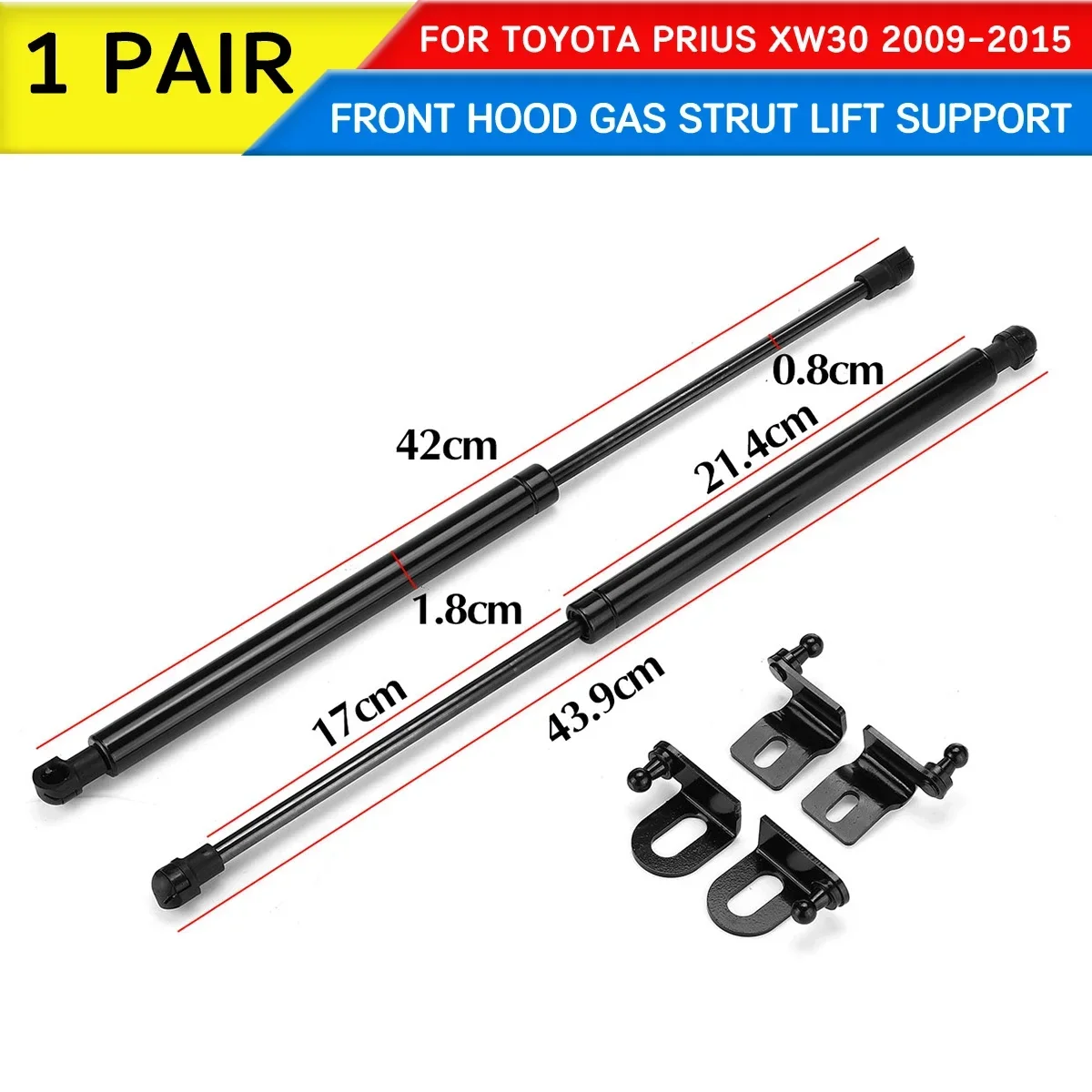 

Car Front Engine Cover Hood Shock Lift Support Rod Arm Gas Spring Bracket Struts Bar For Toyota Prius XW30 2009 2010 2011-2015