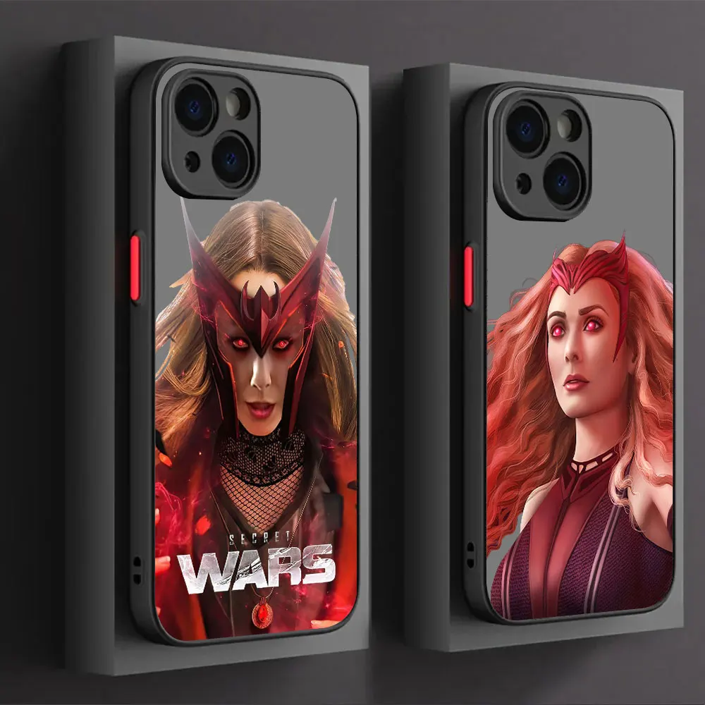 Marvel Wanda Scarlet Witch Cases For Apple iPhone 15 14 13 12