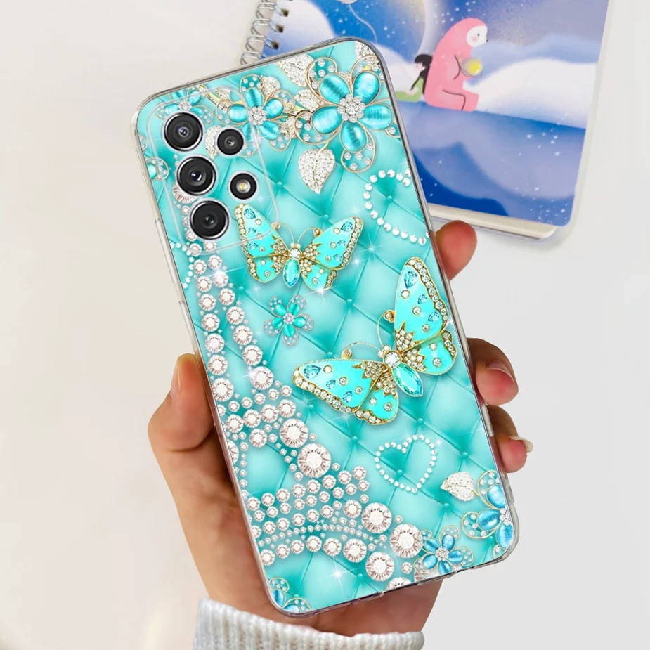 Stylish Painted Soft Silicone Back Cover Bumper Case