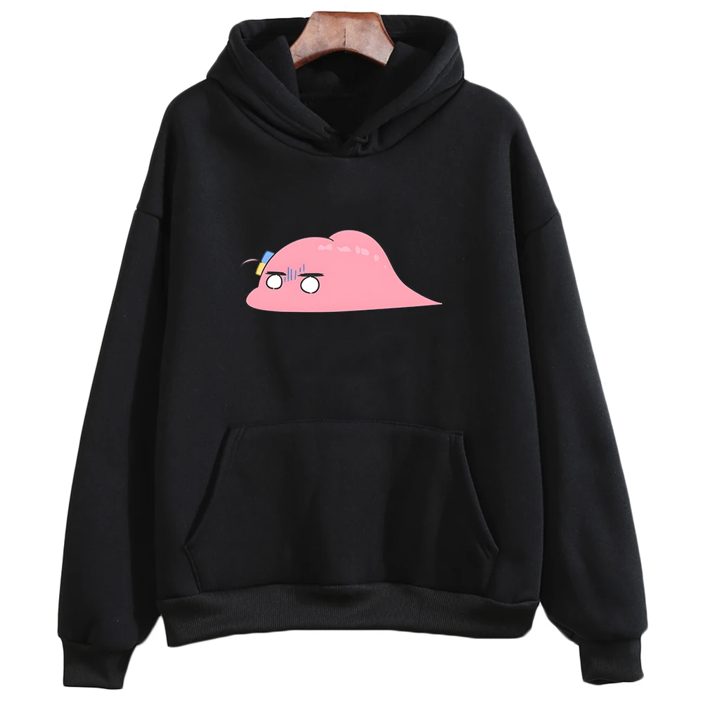 

Turtleneck, Pouch's Rock! Hoodie Cartoon Hitori Gotou printed sweatshirt women's Kawai graphic clothing hooded wool jacket