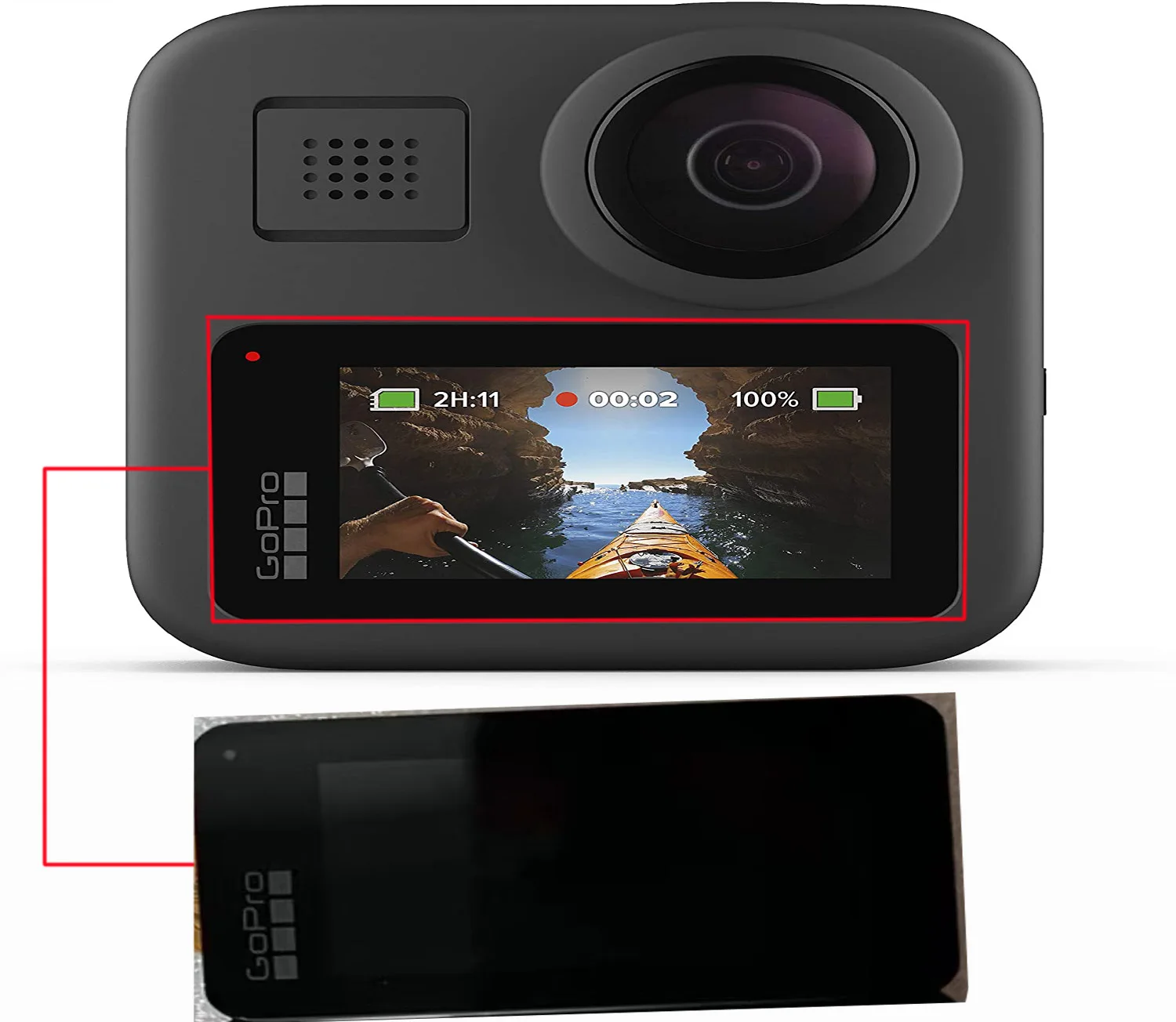 

Original Brand New for GoPro MAX 360 LCD Display Screen, Suitable for LCD Screen Repair And Replacement, Free of Shipping