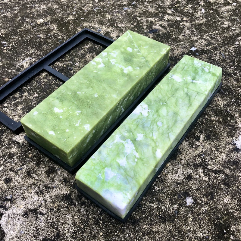 10000# Sharpening Stone Fine Natural Green Agate Grit400/1500/3000# Grinding Polishing Whetstone Professional honing tool