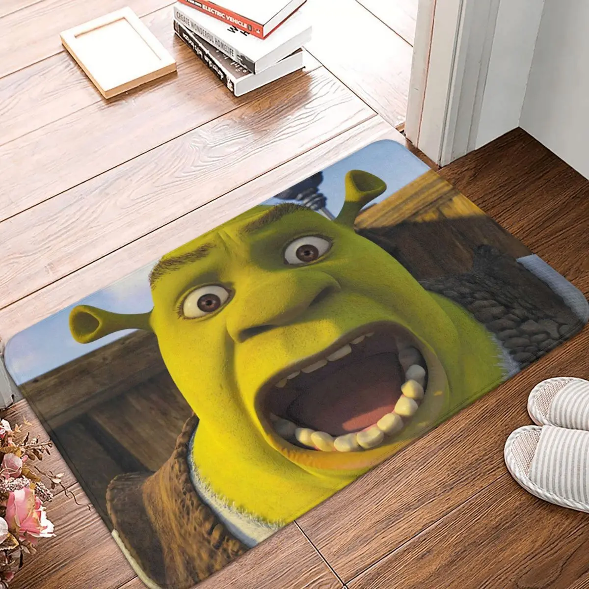 

Shrek The Third Doormat Rug carpet Mat Footpad Bath mat Non-slip toilet Balcony Parlor durable Washable