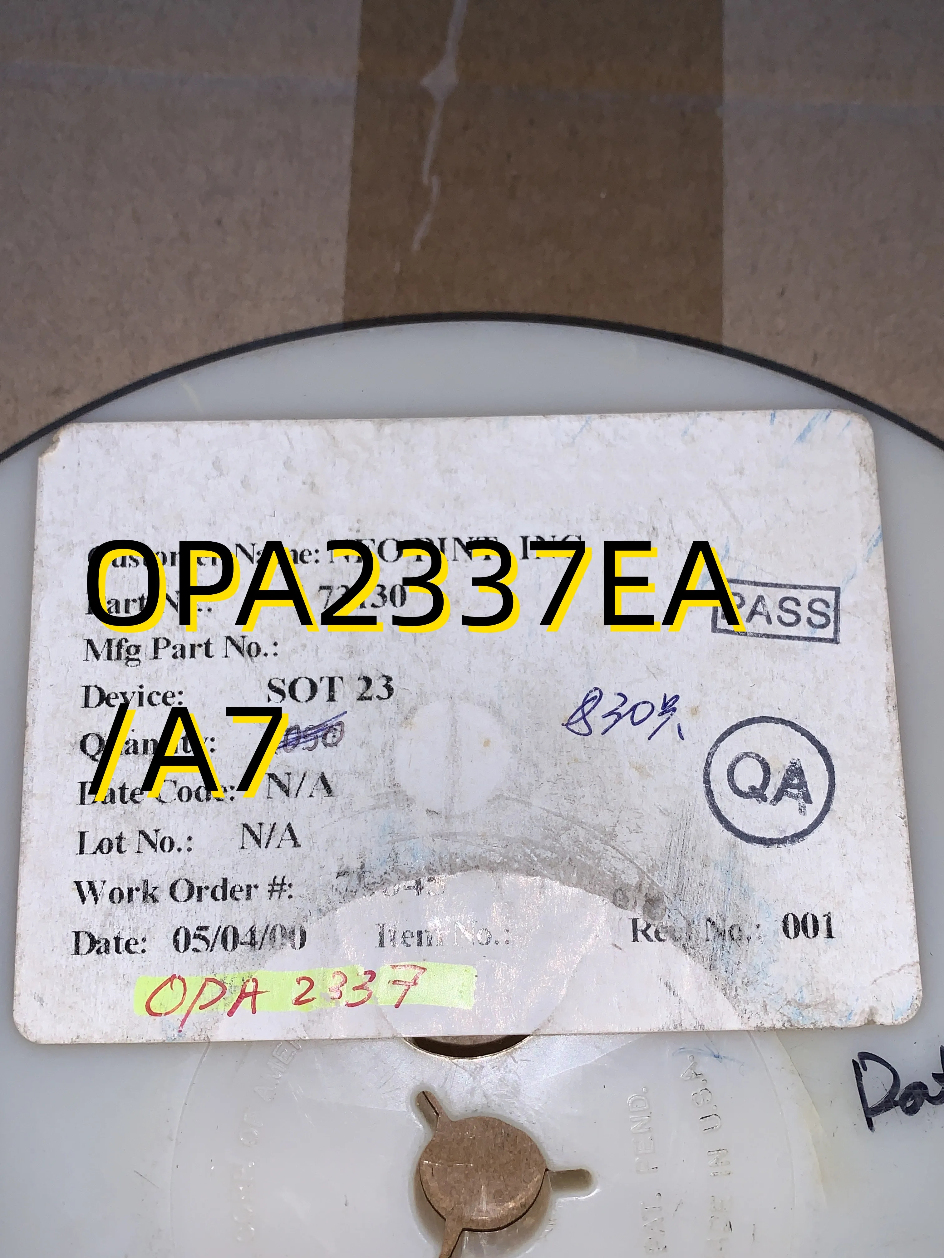 

OPA2337EA /A7